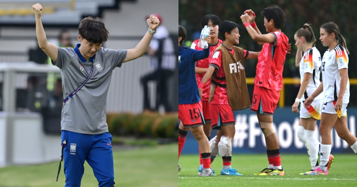 한국 여자 축구, 박윤정호의 활약으로 독일을 꺾고 U-20 월드컵에서 대이변! 다음은 콜롬비아와의 16강전! 썸네일 이미지