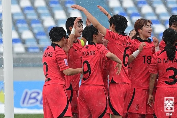 한국 U-20 여자 축구팀, 아시안컵 예선 H조에 방글라데시와 라오스와 한 조로 편성 썸네일 이미지