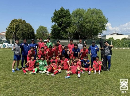 남자 U-15 축구대표팀, 12개국 친선대회에서 성공적인 경기 운영으로 5위에 올라 성과를 거뒀다. 썸네일 이미지