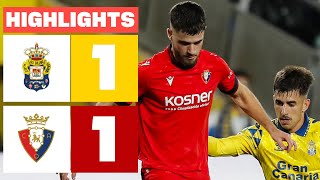 UD 라스팔마스 vs CA 오사수나 경기 하이라이트 이미지