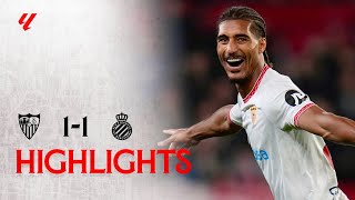 세비야 FC vs RCD 에스파뇰 경기 하이라이트 이미지