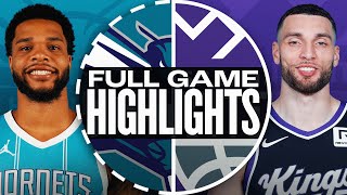 새크라멘토 킹스 vs 샬럿 호네츠 경기 하이라이트 이미지