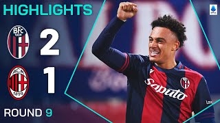볼로냐 FC 1909 vs AC 밀란 경기 하이라이트 이미지