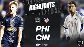 필라델피아 유니언 vs FC 신시내티 경기 하이라이트 이미지