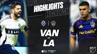 밴쿠버 화이트캡스 FC vs LA 갤럭시 경기 하이라이트 이미지