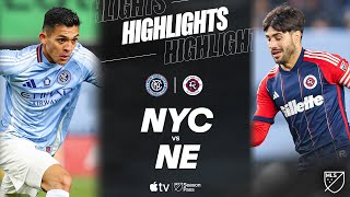 뉴욕 시티 FC vs 뉴잉글랜드 레볼루션 경기 하이라이트 이미지