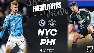 뉴욕 시티 FC vs 필라델피아 유니언 경기 하이라이트 이미지