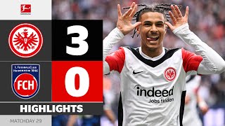 아인트라흐트 프랑크푸르트 vs FC 하이덴하임 경기 하이라이트 이미지