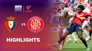 CA 오사수나 vs 지로나 FC 경기 하이라이트 이미지
