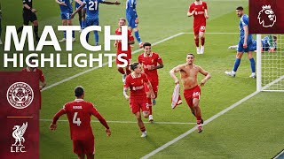 레스터 시티 FC vs 리버풀 FC 경기 하이라이트 이미지