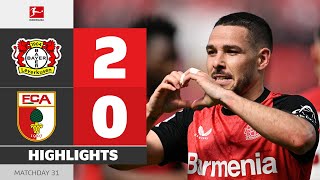바이어 04 레버쿠젠 vs FC 아우크스부르크 경기 하이라이트 이미지