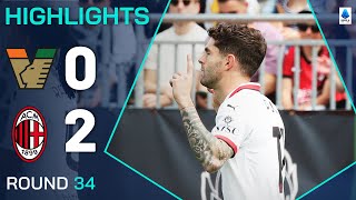 베네치아 FC vs AC 밀란 경기 하이라이트 이미지