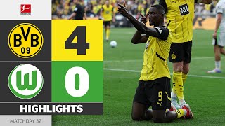 보루시아 도르트문트 vs VfL 볼프스부르크 경기 하이라이트 이미지