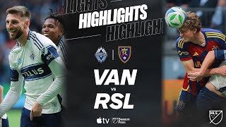 밴쿠버 화이트캡스 FC vs 레알 솔트레이크 경기 하이라이트 이미지