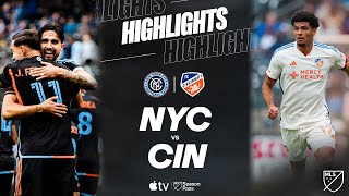 뉴욕 시티 FC vs FC 신시내티 경기 하이라이트 이미지