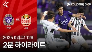 FC 안양 vs FC 서울 경기 하이라이트 이미지