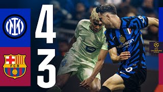 인터밀란 vs FC 바르셀로나 경기 하이라이트 이미지