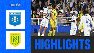 AJ 오세르 vs FC 낭트 경기 하이라이트 이미지
