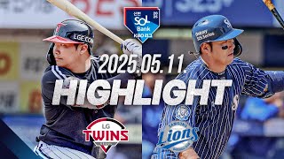 삼성 vs LG 경기 하이라이트 이미지