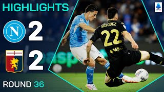 SSC 나폴리 vs 제노아 CFC 경기 하이라이트 이미지