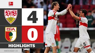 VfB 슈투트가르트 vs FC 아우크스부르크 경기 하이라이트 이미지