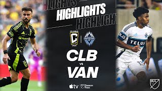 콜럼버스 크루 vs 밴쿠버 화이트캡스 FC 경기 하이라이트 이미지