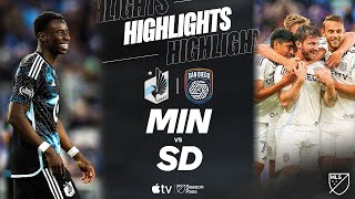 미네소타 유나이티드 FC vs 샌디에고 FC 경기 하이라이트 이미지